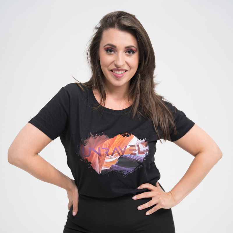 Femme Splash Edition Black T-shirt