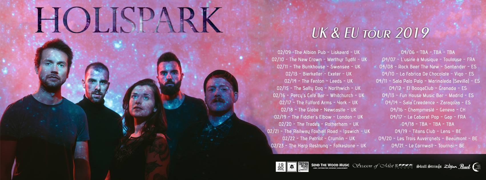Holispark - Tour Dates