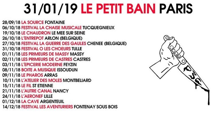 Pogo Car Crash Control - Tour Dates