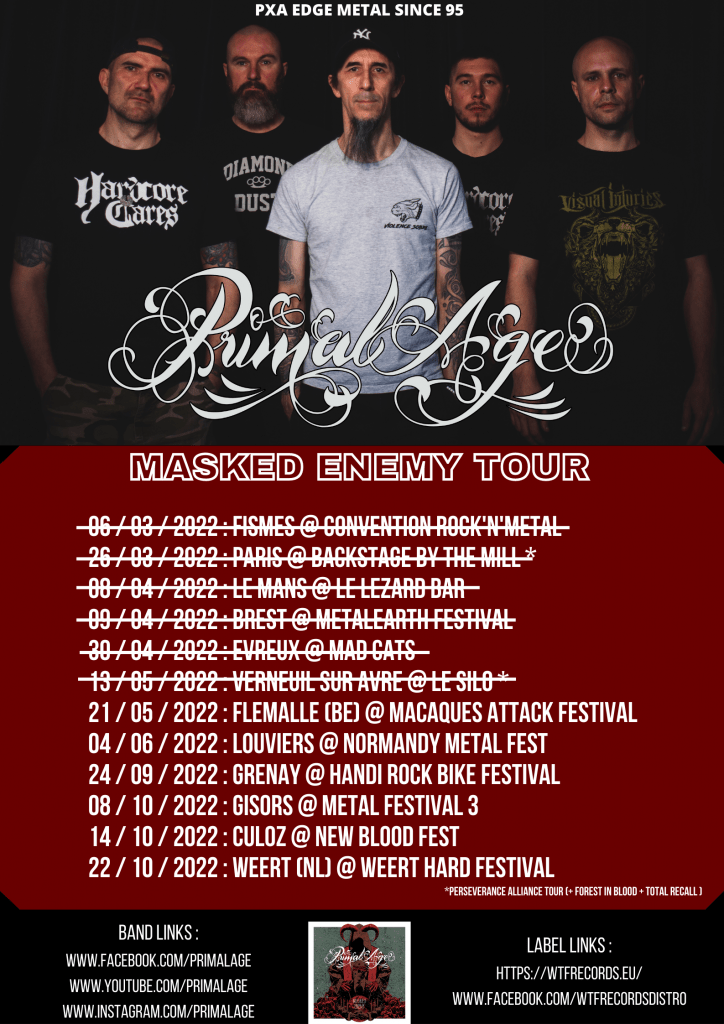 Primal Age - Tour Dates